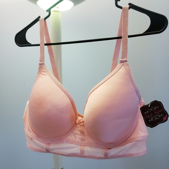 Lovely black fuchsia by secret lace 2pc bra set plus Sz-42C - Picture 1 of 15